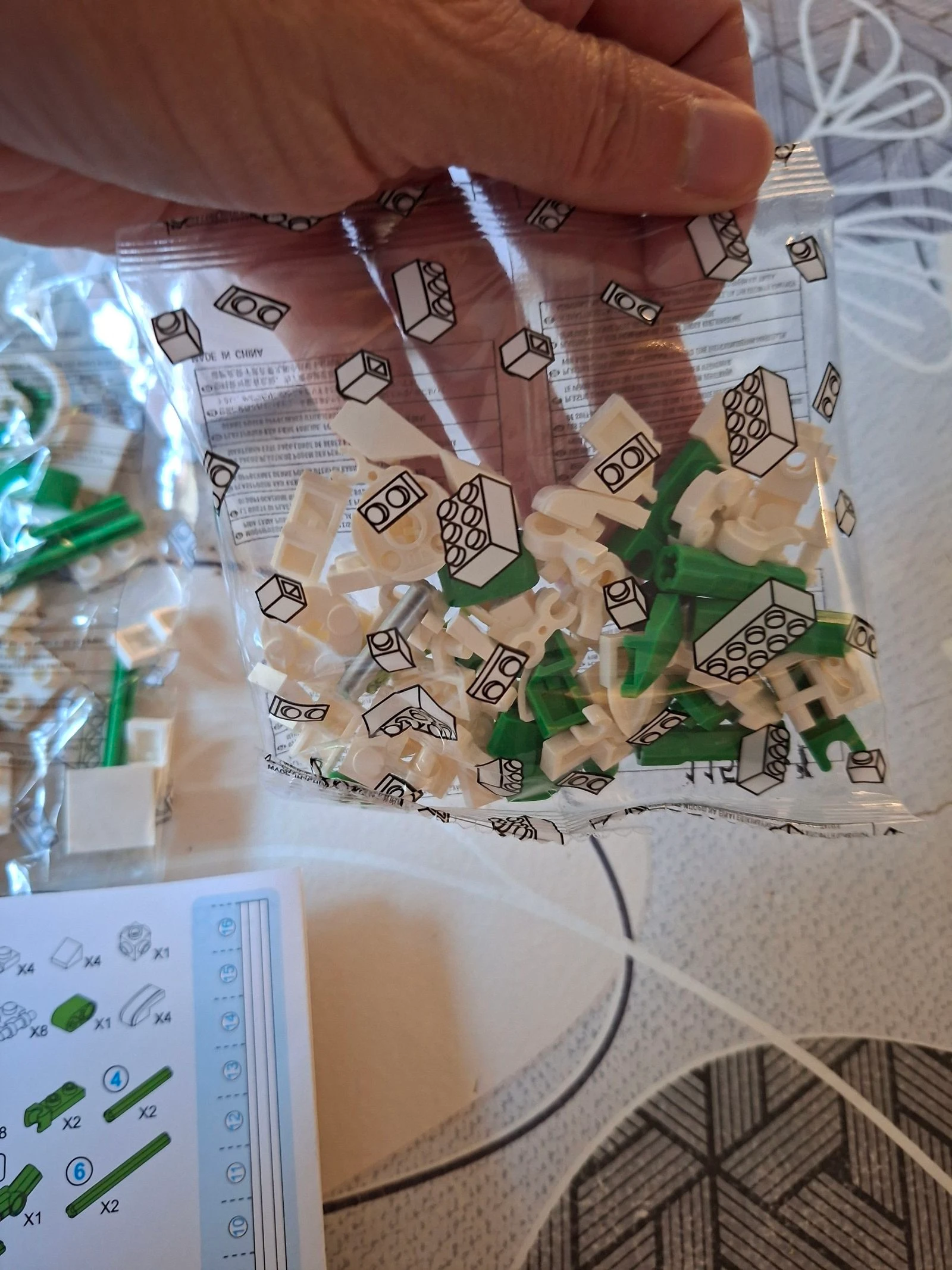 Kit de construcción Flor Jazmín – Compatible con ladrillos de construcción – Nuevo – photo 5